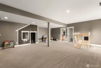 with plenty of space for entertaining, relaxing, or play - large enough for a bouncy house!