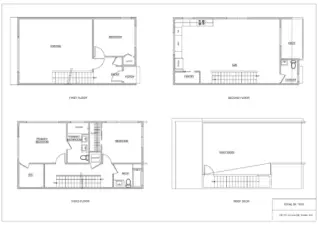 Marketing renderings, floor plan