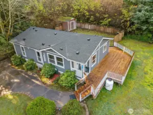 Great single-level home with a large deck perfect for entertaining