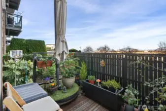 The patio adds such a wonderful touch to the unit. Sit outside and look at the views, the stars or simply relax!