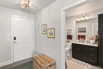 Entry into the unit. Such a beautiful place.