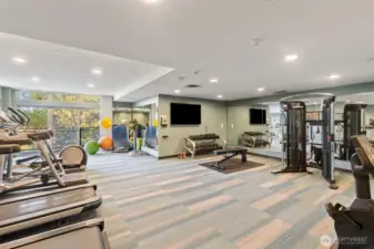 There is a huge gym as well! Everything you need in the comfort of your own home.