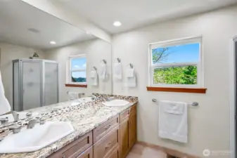 upper-level bathroom