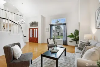 Step into soaring, light-filled interiors.