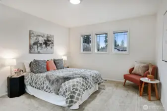 Third upstairs bedroom.