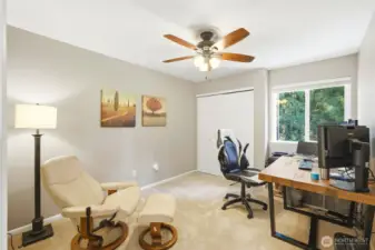 Bedroom #4...currently uses as an offcie.