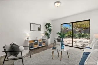 Another view of the family room.