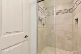 Primary bath shower