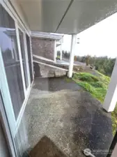 Oceanview patio off of Primary
