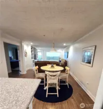 View from kitchen