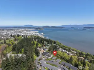 Anacortes to the North and Fidalgo Bay
