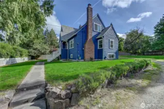South side of home