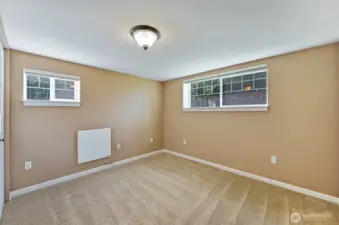 5th bedroom in basement