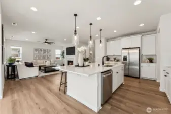 Photos are of the model home. Colors & finishes may vary.