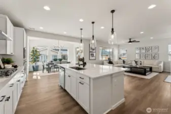 Photos are of the model home. Colors & finishes may vary.