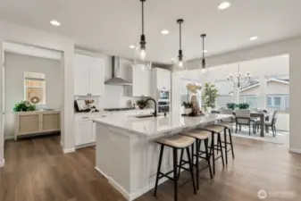 Photos are of the model home. Colors & finishes may vary.