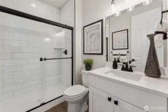 Photos are of the model home. Colors & finishes may vary.