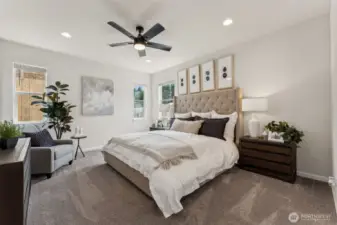 Photos are of the model home. Colors & finishes may vary.