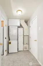 Utility Room with new washer and dryer