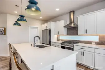 White soft close cabinets