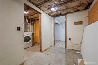 Basement into Laundry