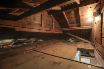 Above garage storage
