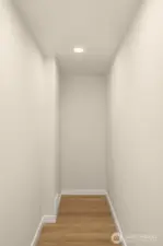 Huge walk in pantry. Customize to your liking!