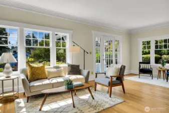 Living Room and Front Door