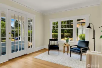 Sitting Space in  Living Rm & Front Door
