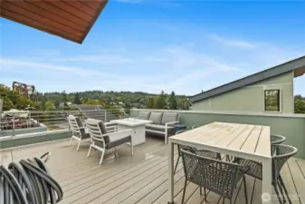 Rooftop deck.