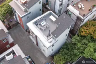 See how one roof is brand new looking?