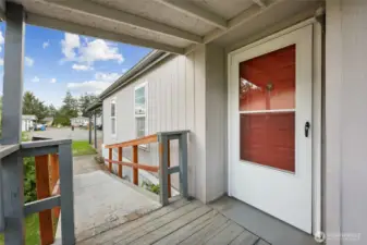 Red door means it is paid for- not a bad thing!