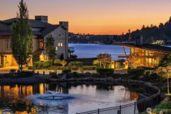 Lake and Mercer Island views