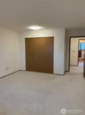 Second large bedroom with large closet.