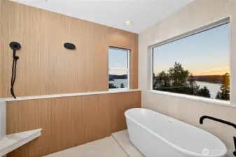 Enjoy all 4 seasons that Lake Sammamish has to provide right from your spa style ensuite.