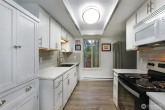Remodeled galley kitchen