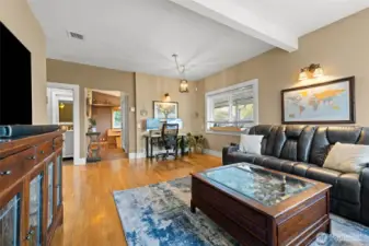 Plenty of space for a dinning room table or home office.