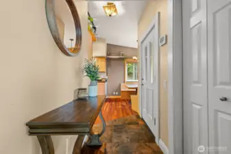 Entry towards kitchen.