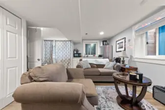 Separate living area with mini kitchen.  Currently tenant occupied. Monthly rent is $1500.