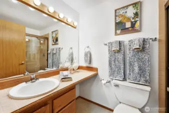 Primary 3/4 bath ensuite