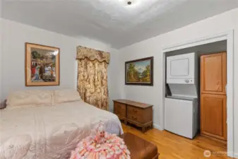 laundry hook up on main floor, laundry hook ups also in the basement.