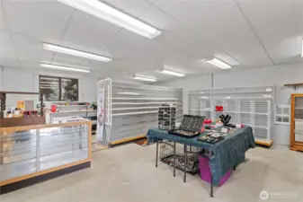 finished shop with heat