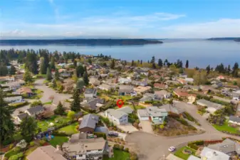 Property situated in small cul-de-sac with view of the Olympics