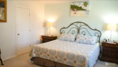Large walk in closet too!