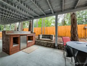 New Outdoor Kitchen