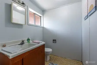 Downstairs full bathroom