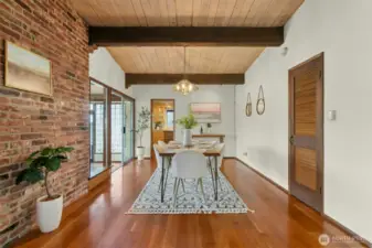 Cherry hardwood floors