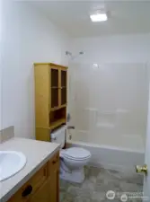 Full Bath Attached to Bedroom One