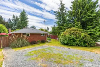 Two more off street parking spots on westside of house