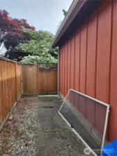 Walkway to back yard.